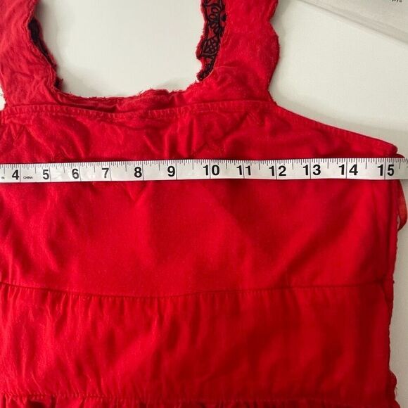 Free People La Isla Dress in Red/Black - Picture 7 of 11